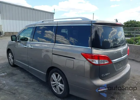 2014 Nissan Quest Le from USA, damaged, VIN JN8AE2KP3E9100872